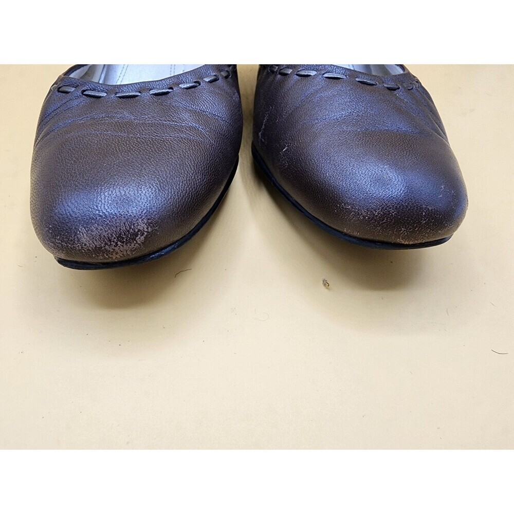 Trotters Shoes Jackie Starlight Leather Pump Heels Sz 6M Brown - Picture 5 of 9